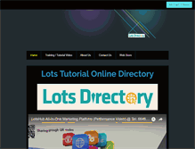 Tablet Screenshot of lotsdirectory.com
